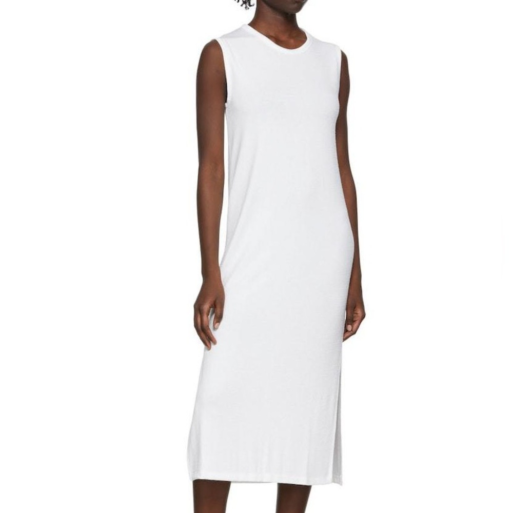 Rag & Bone White Rayon Mid-Length Dress - Size M